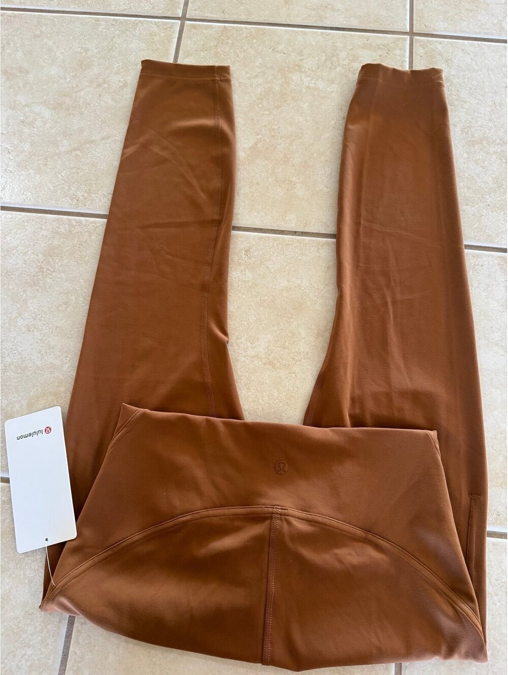 Lululemon Instill High Rise 25” Copper Brown Size 8 NWT